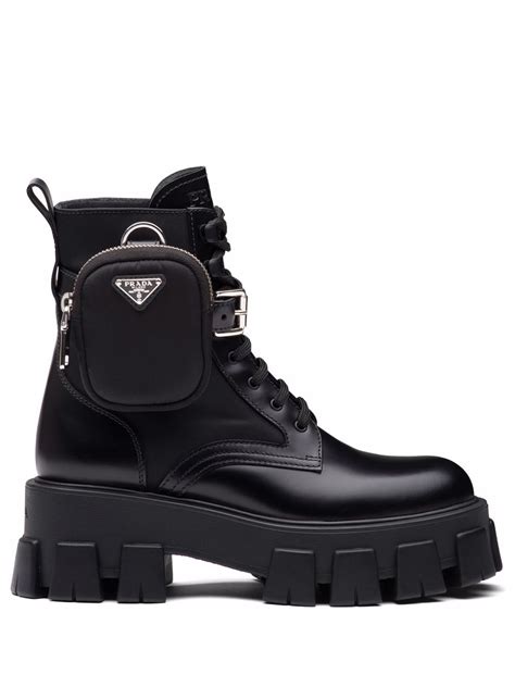 botas prada de mujer|Prada platform booties.